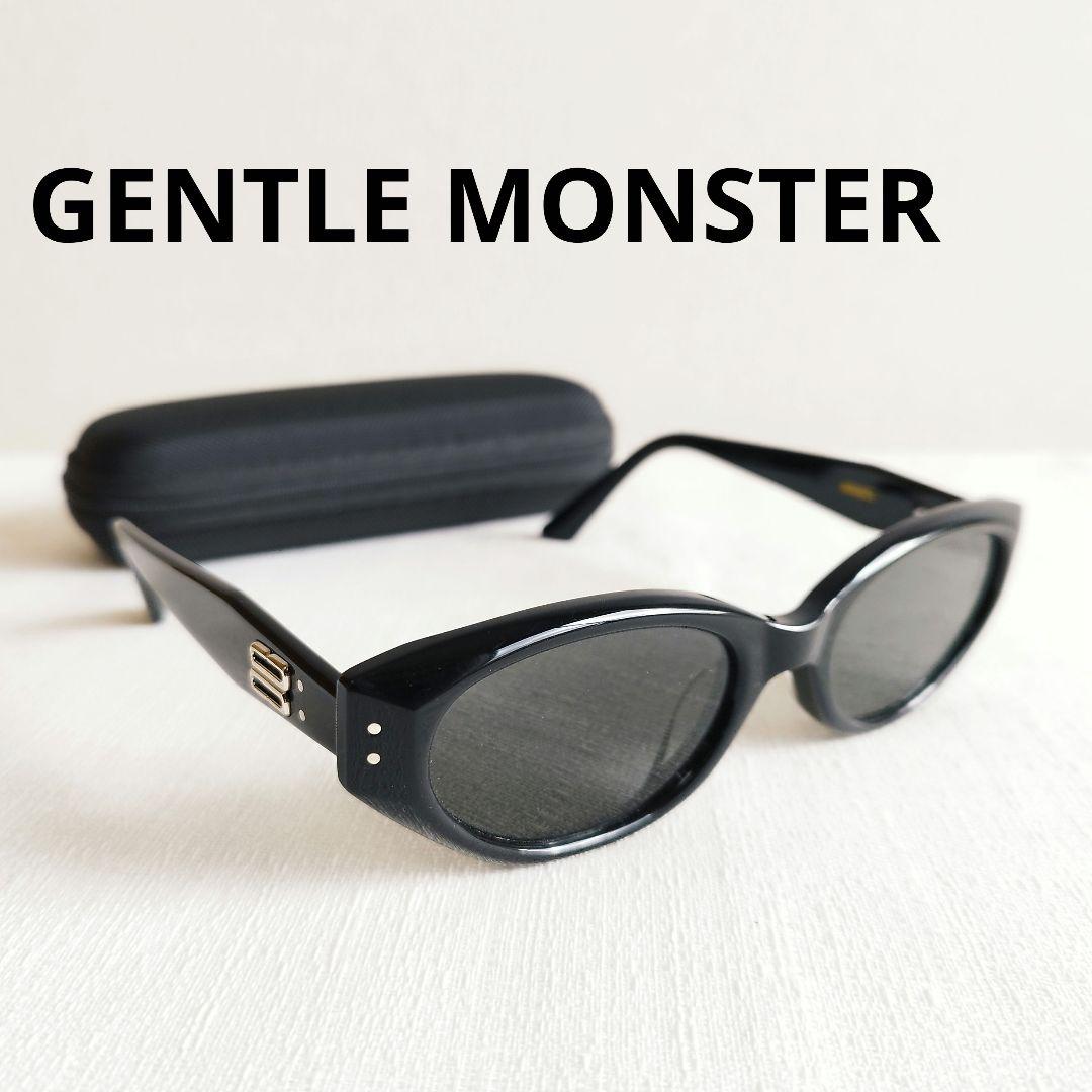 良品✨ジェントルモンスター　サングラス　ROCOCO01　ブラック　セルフレーム