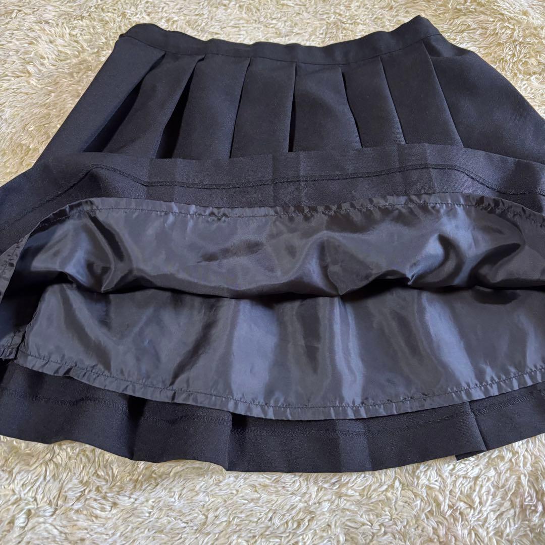 【美品】デコラピンキーズ 165 スーツ 4点セット 卒服 卒業式 黒