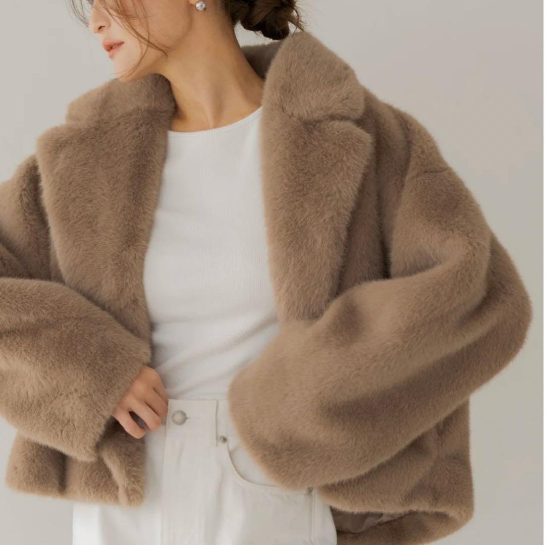 【新品タグ付】regleam ショートファージャケット