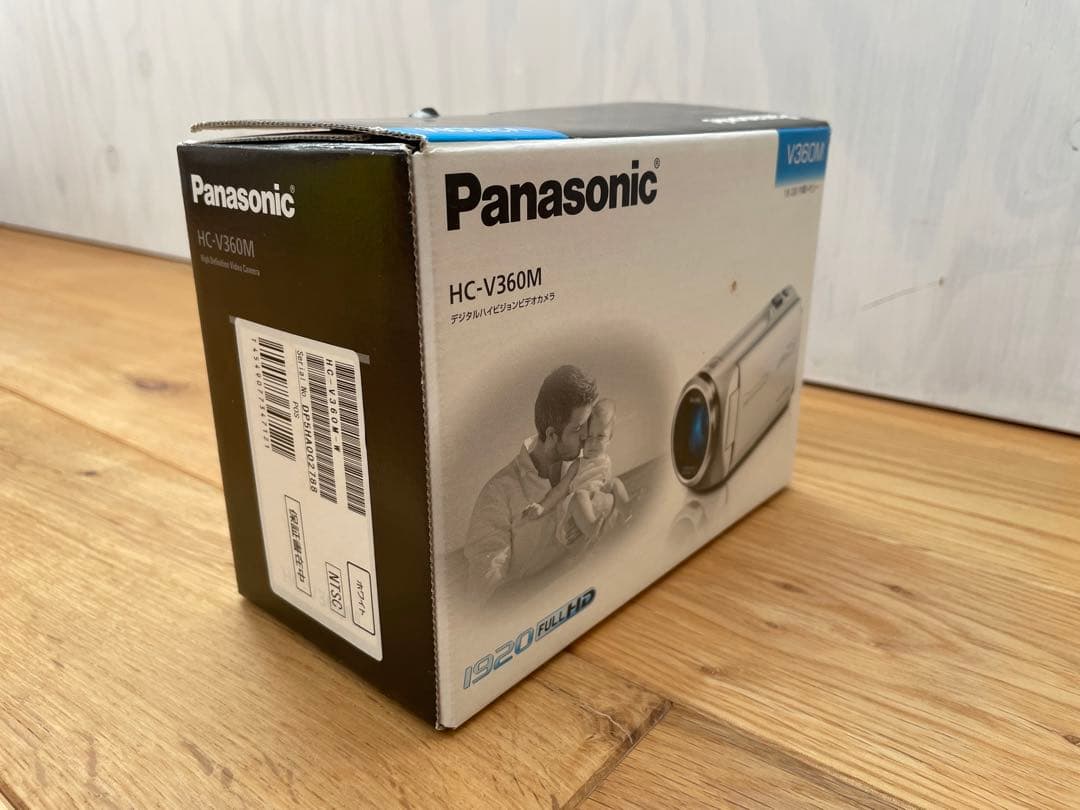 【レンズ汚れ】 Panasonic HC-V360M ビデオカメラ SDカード付