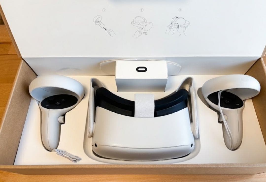 【極美品】 Quest 2 64GB使用3回付属品完備＆ハードケース付