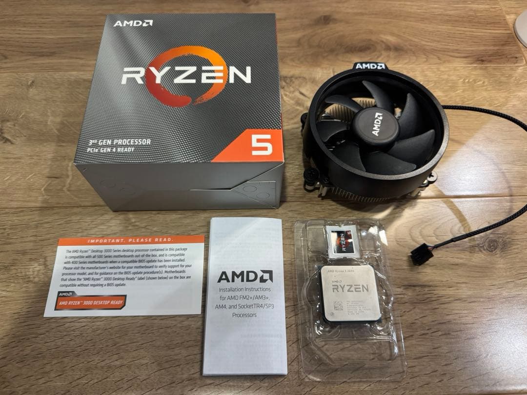 AMD CPU RYZEN 5 3600 中古