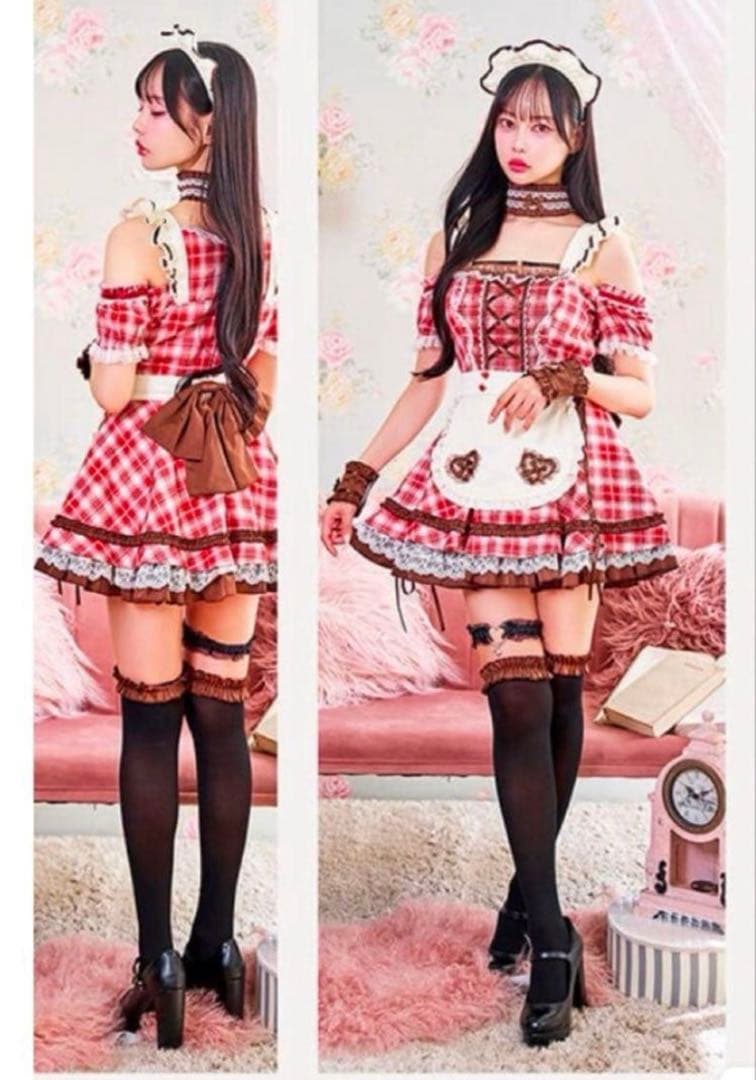 チョコレートチャンクチェックメイド《バレンタイン》Malymoon/マリームーン