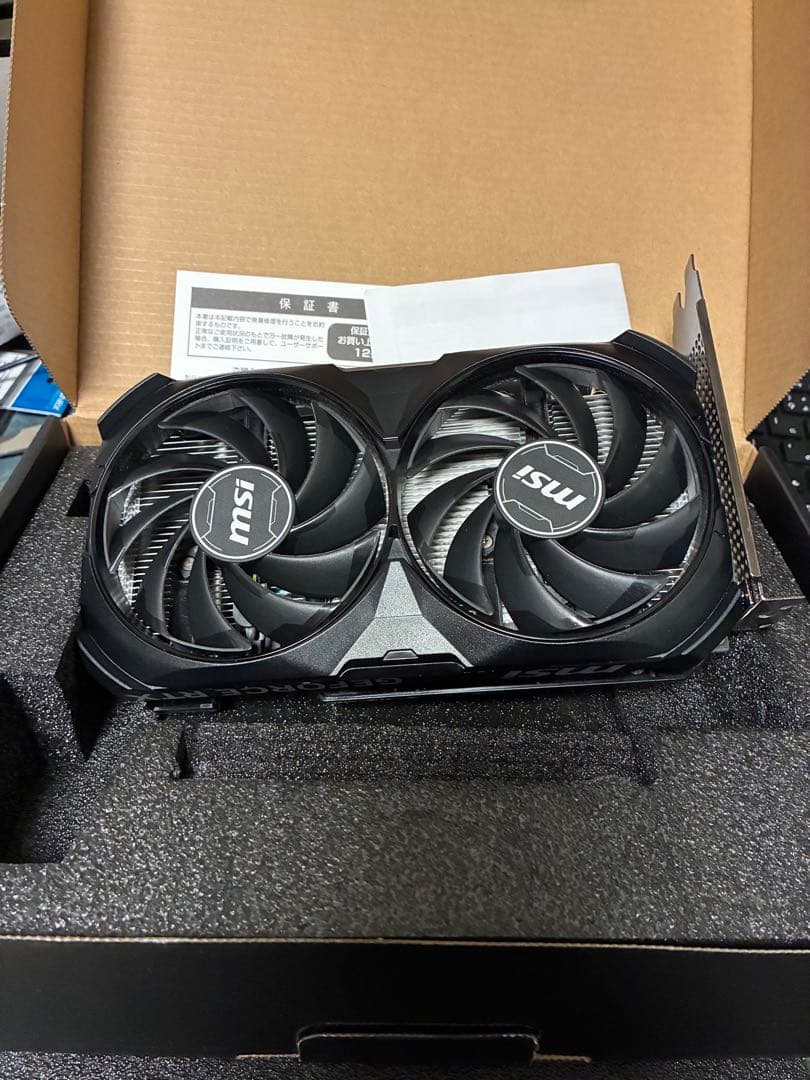 グラフィックボード・グラボ・ビデオカード MSI GEFORCE RTX4060 VENTUS 2X BLACK