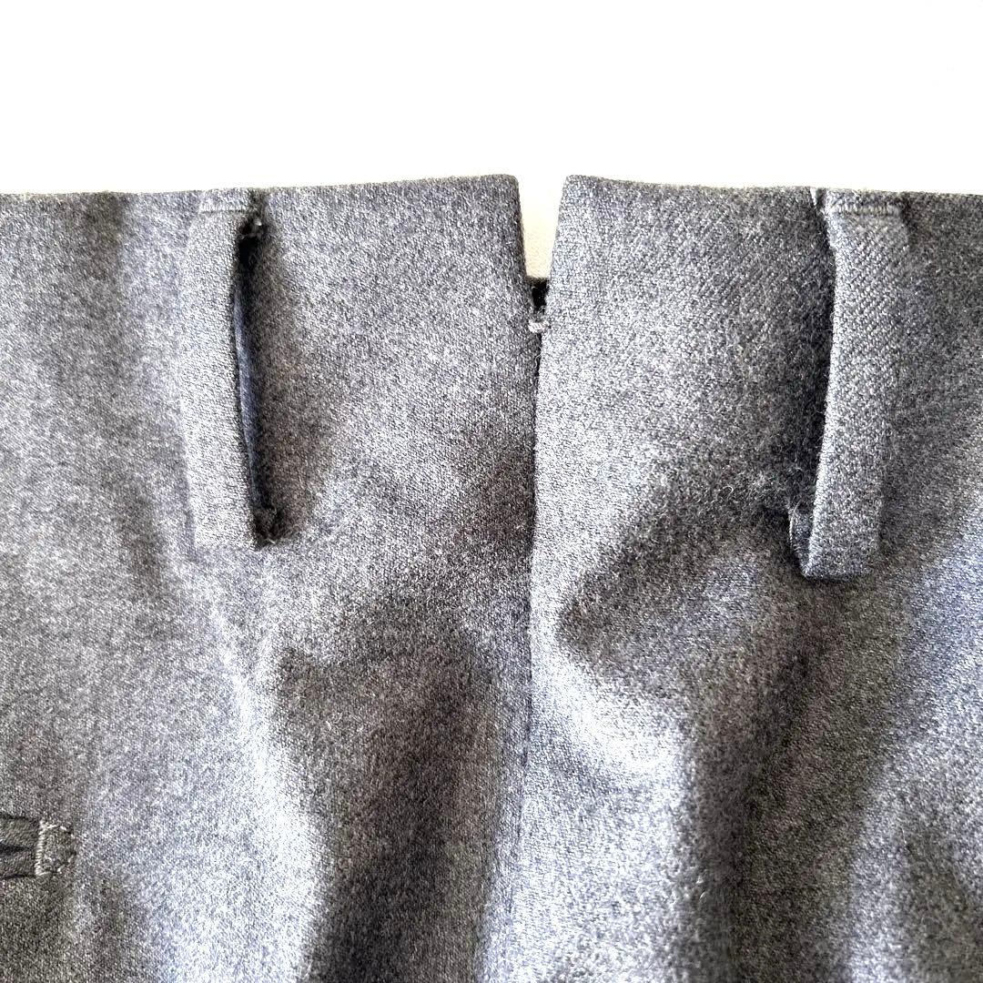 【美品】インコテックス パンツ50サイズミッドグレイ スーパー100s