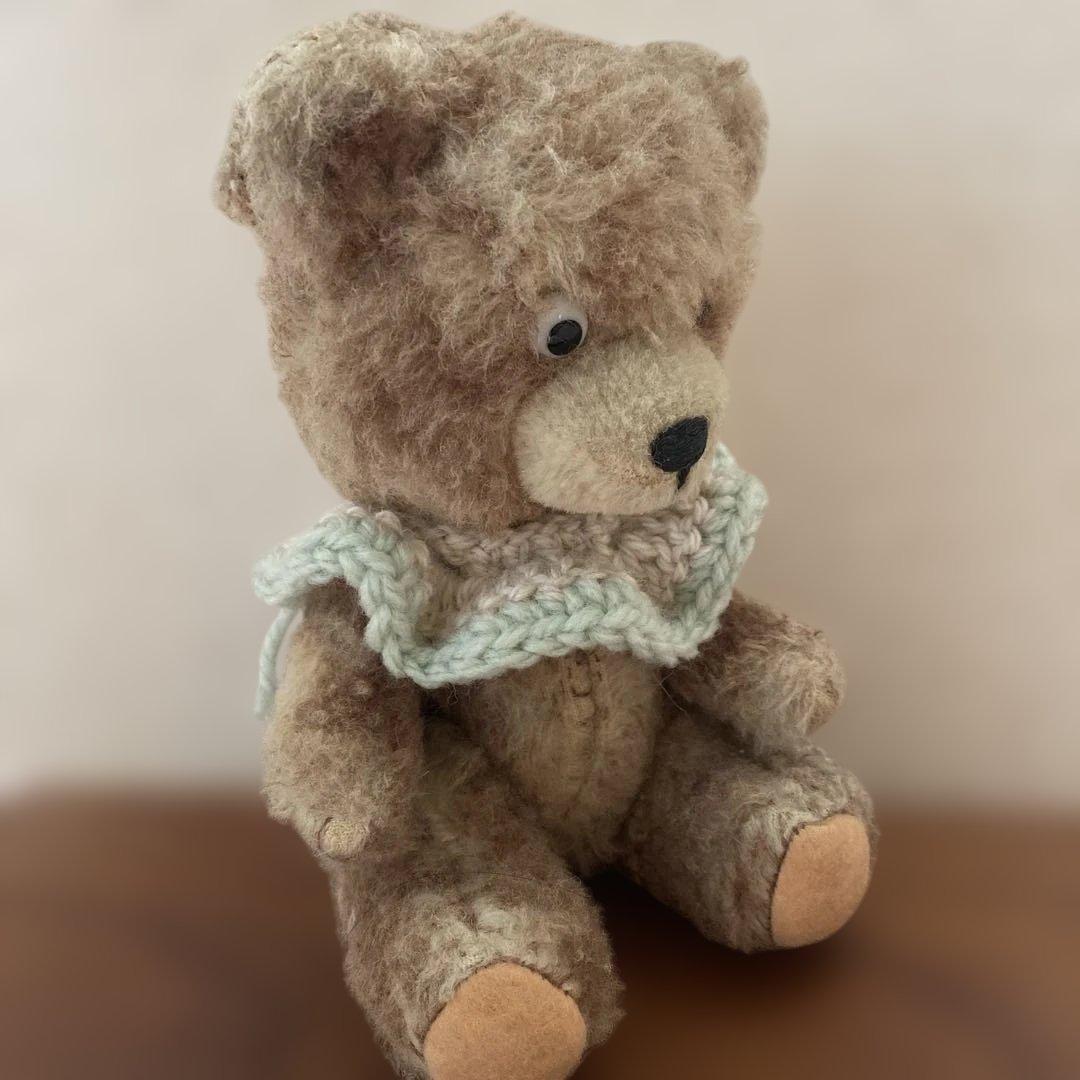 テディベア アンティーク ポンチ目のかわいい子