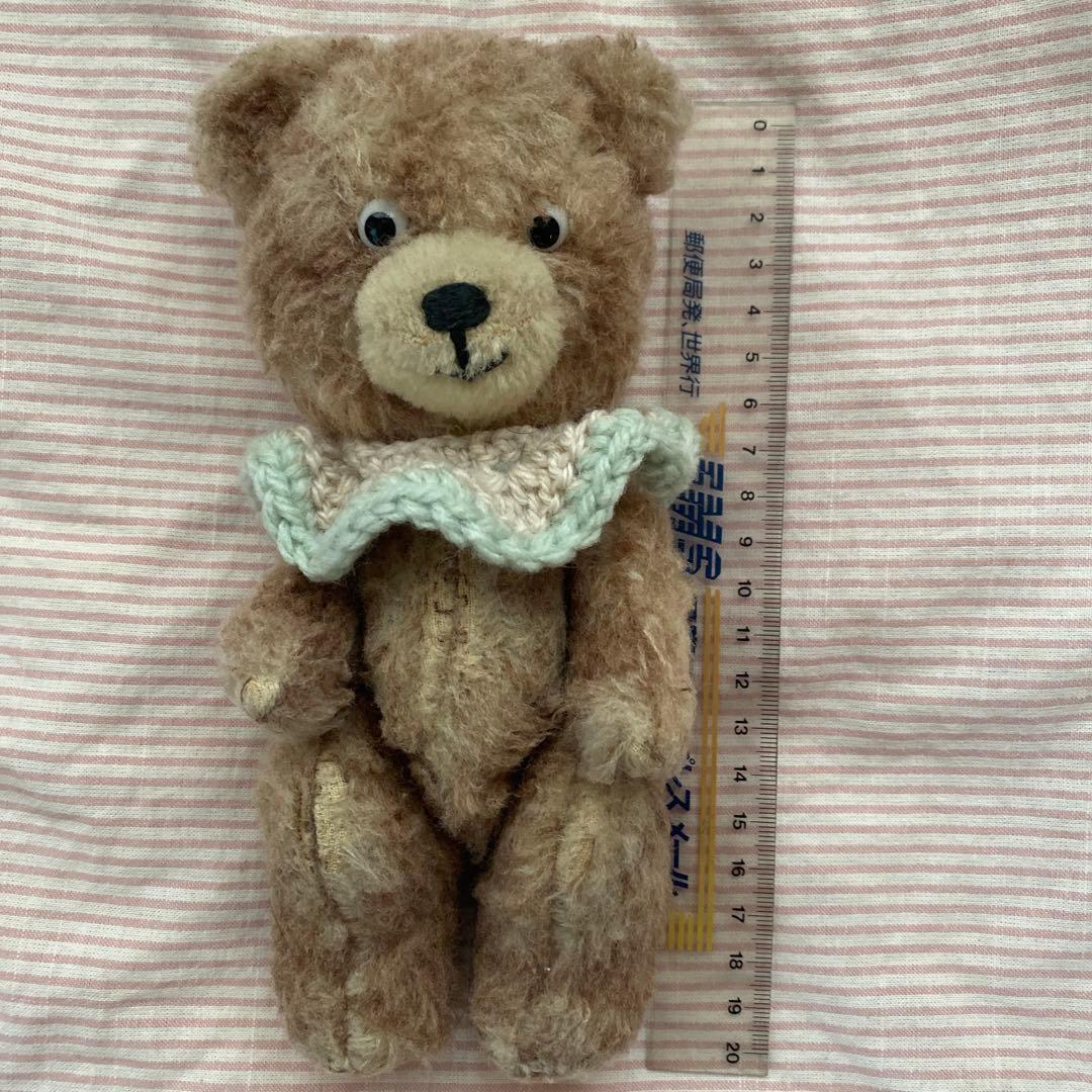 テディベア アンティーク ポンチ目のかわいい子