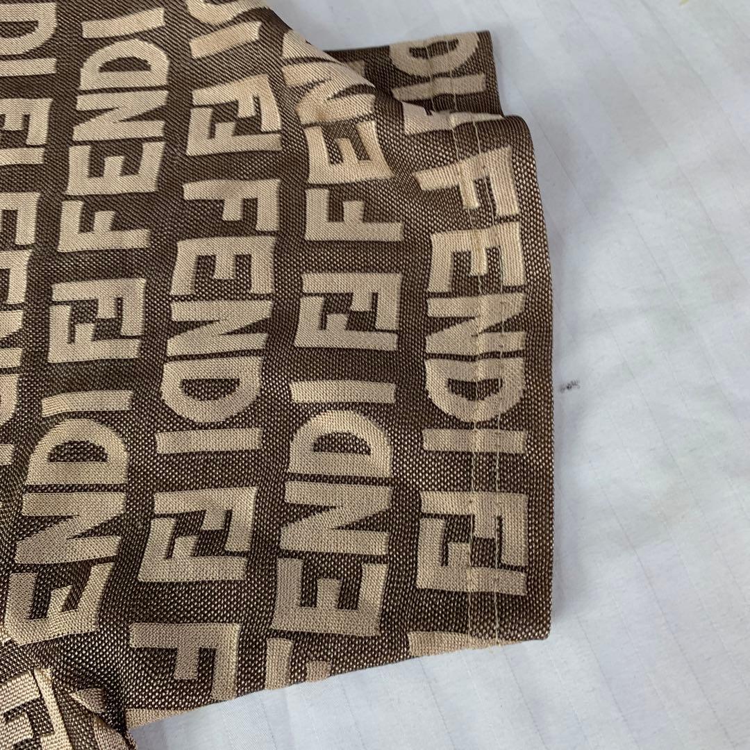 W6)FENDI jeans フェンディ　ズッカ柄 半袖 Ｔシャツ ロゴ