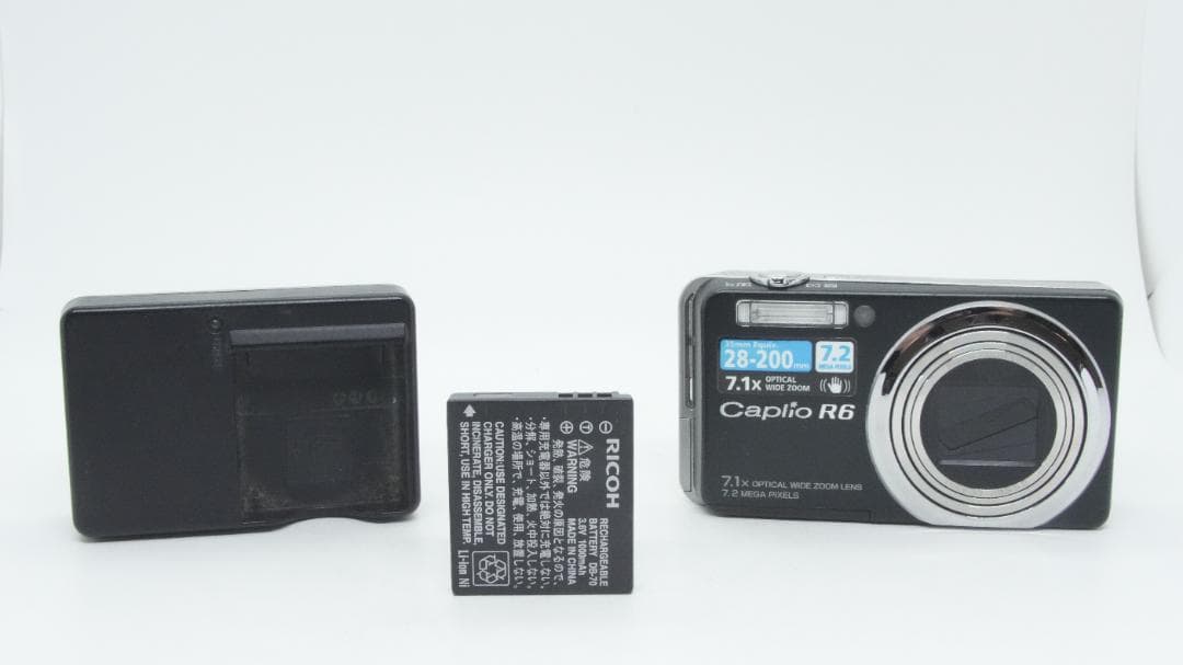 【A3196】 RICOH Caplio R6 ブラック リコー キャプリオ