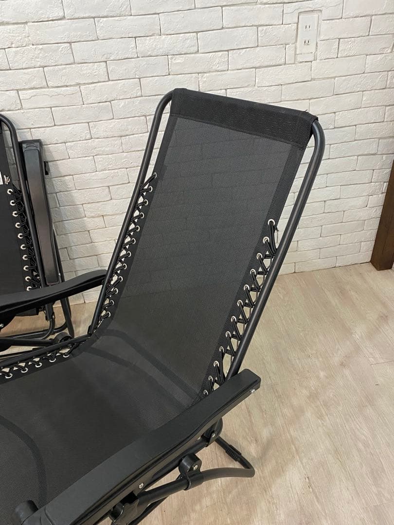 【BLACK550】定価22万　テラス　チェア　デッキ　アウトドア　椅子