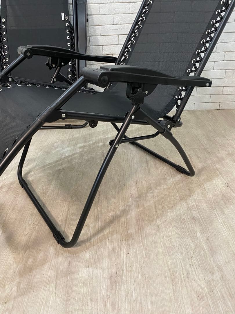 【BLACK550】定価22万　テラス　チェア　デッキ　アウトドア　椅子