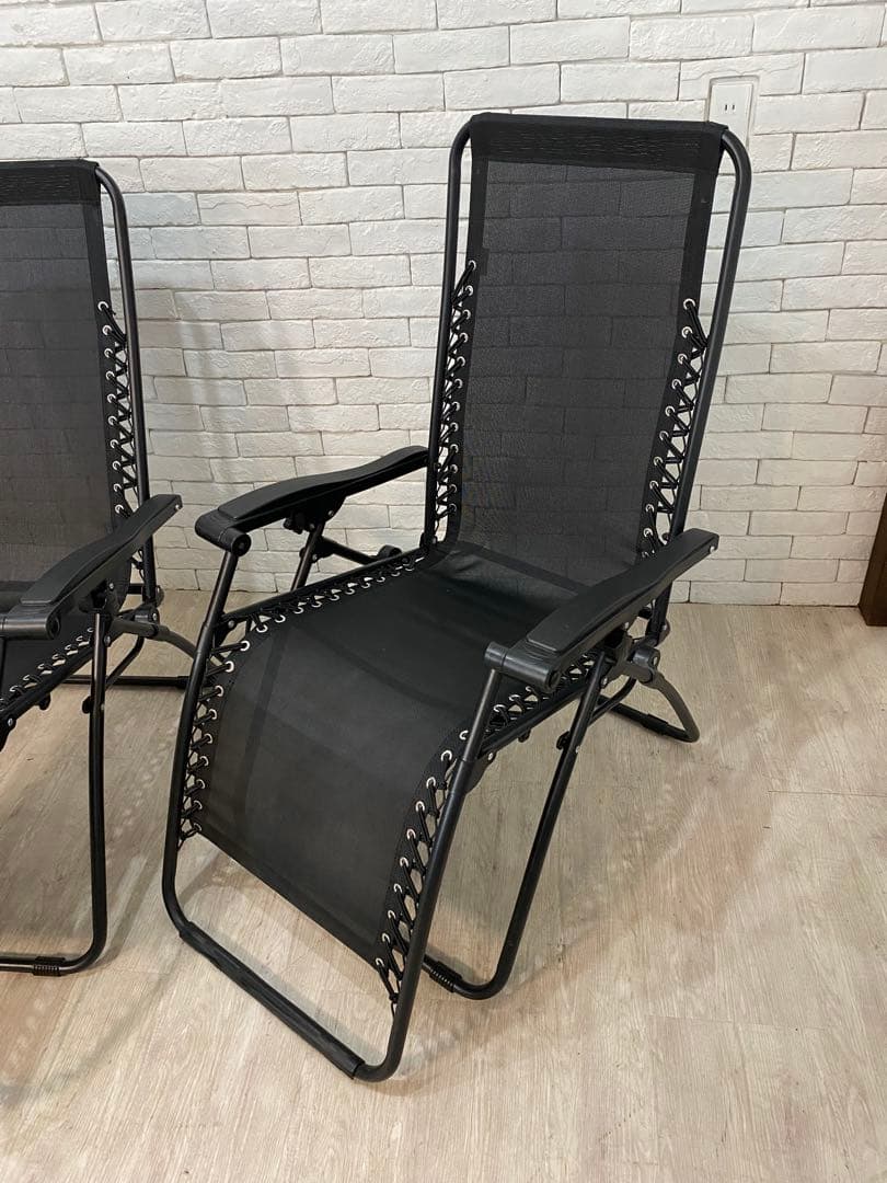 【BLACK550】定価22万　テラス　チェア　デッキ　アウトドア　椅子