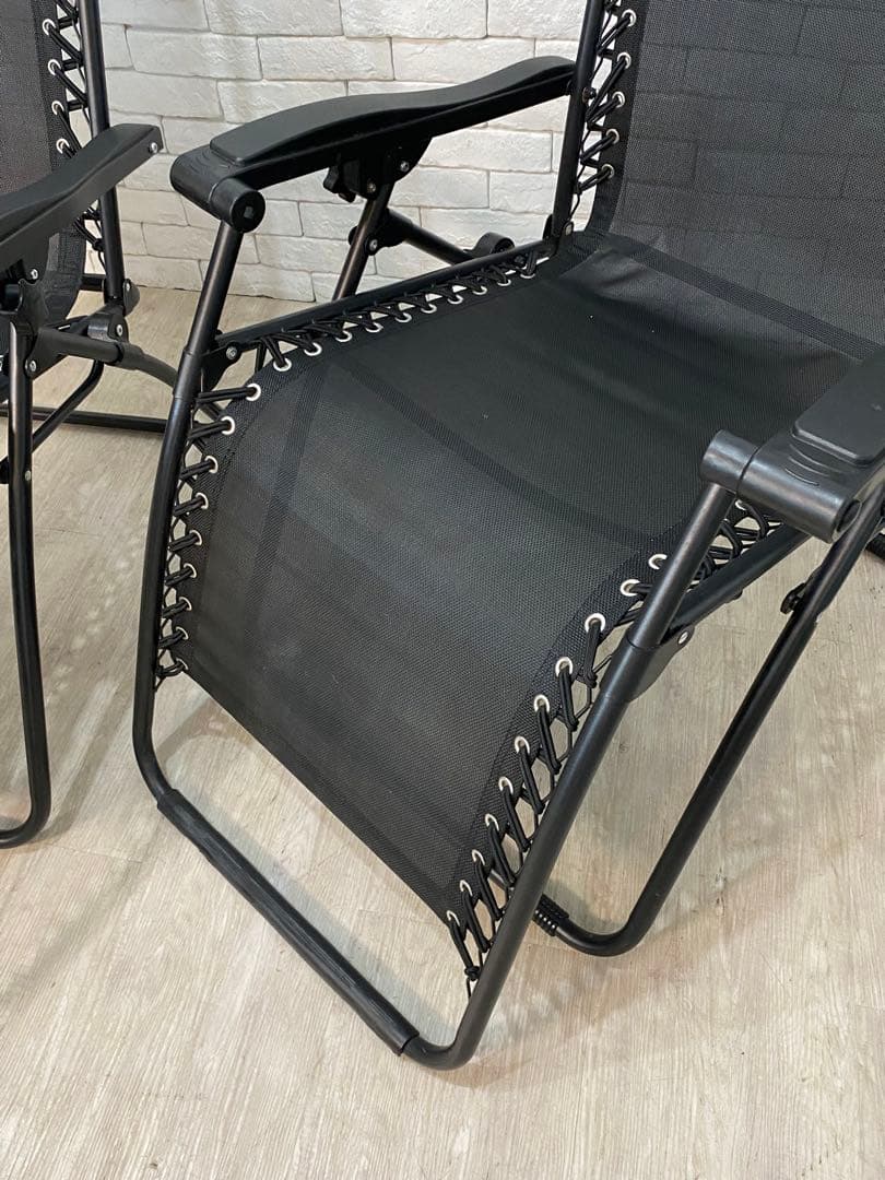 【BLACK550】定価22万　テラス　チェア　デッキ　アウトドア　椅子