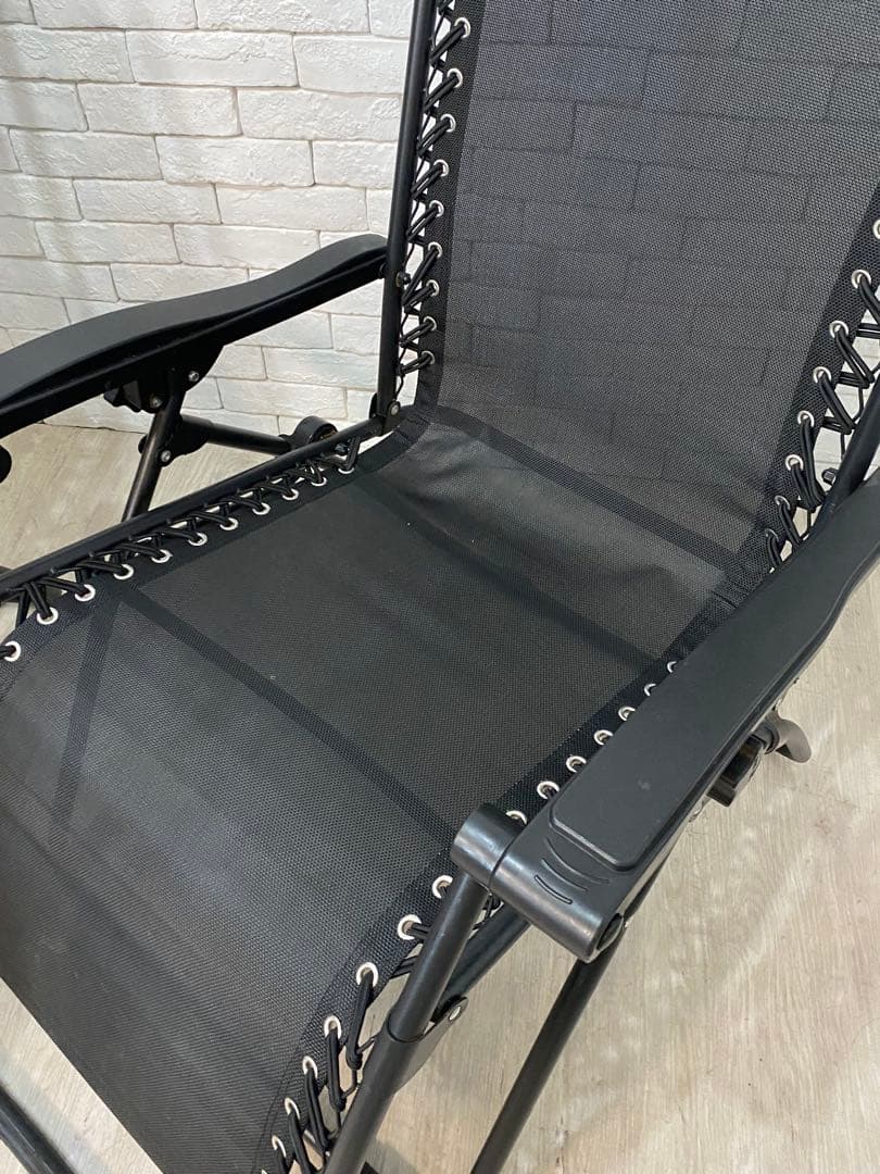 【BLACK550】定価22万　テラス　チェア　デッキ　アウトドア　椅子