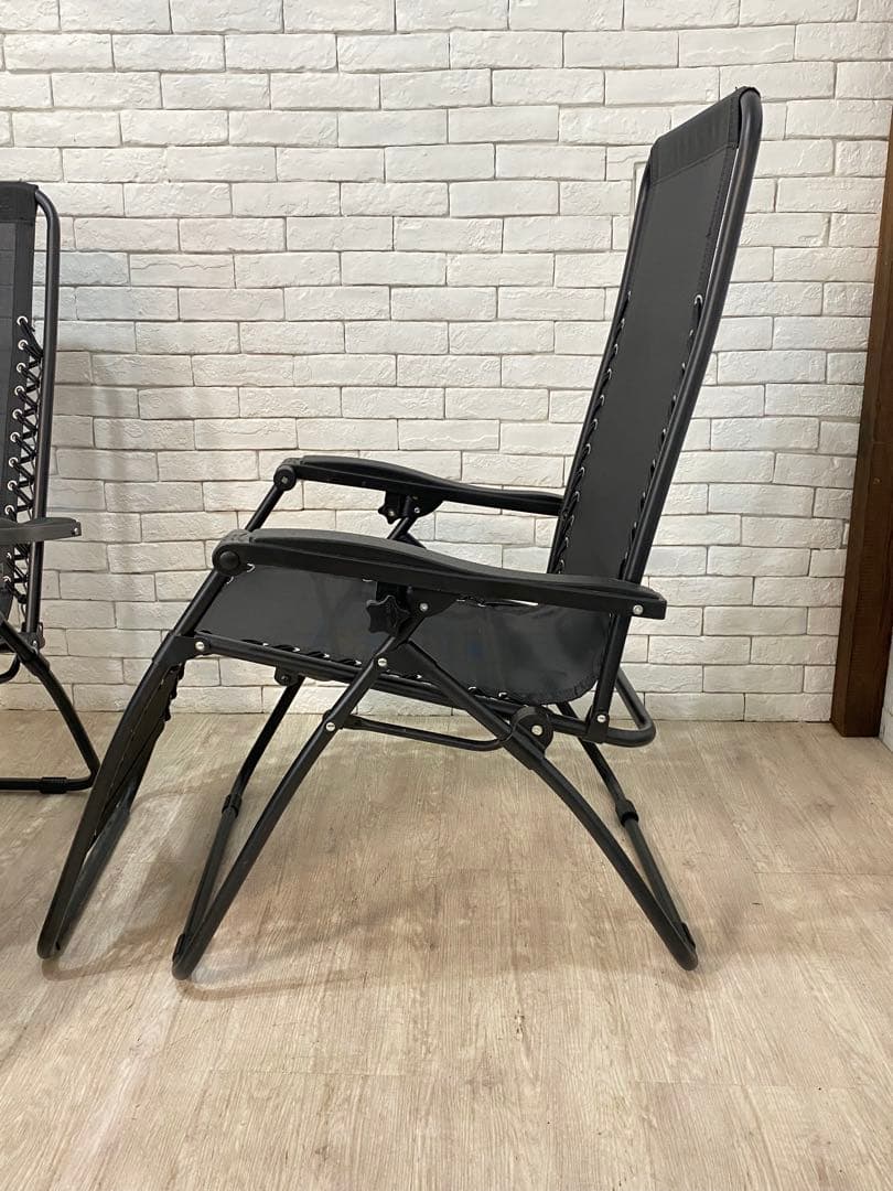 【BLACK550】定価22万　テラス　チェア　デッキ　アウトドア　椅子