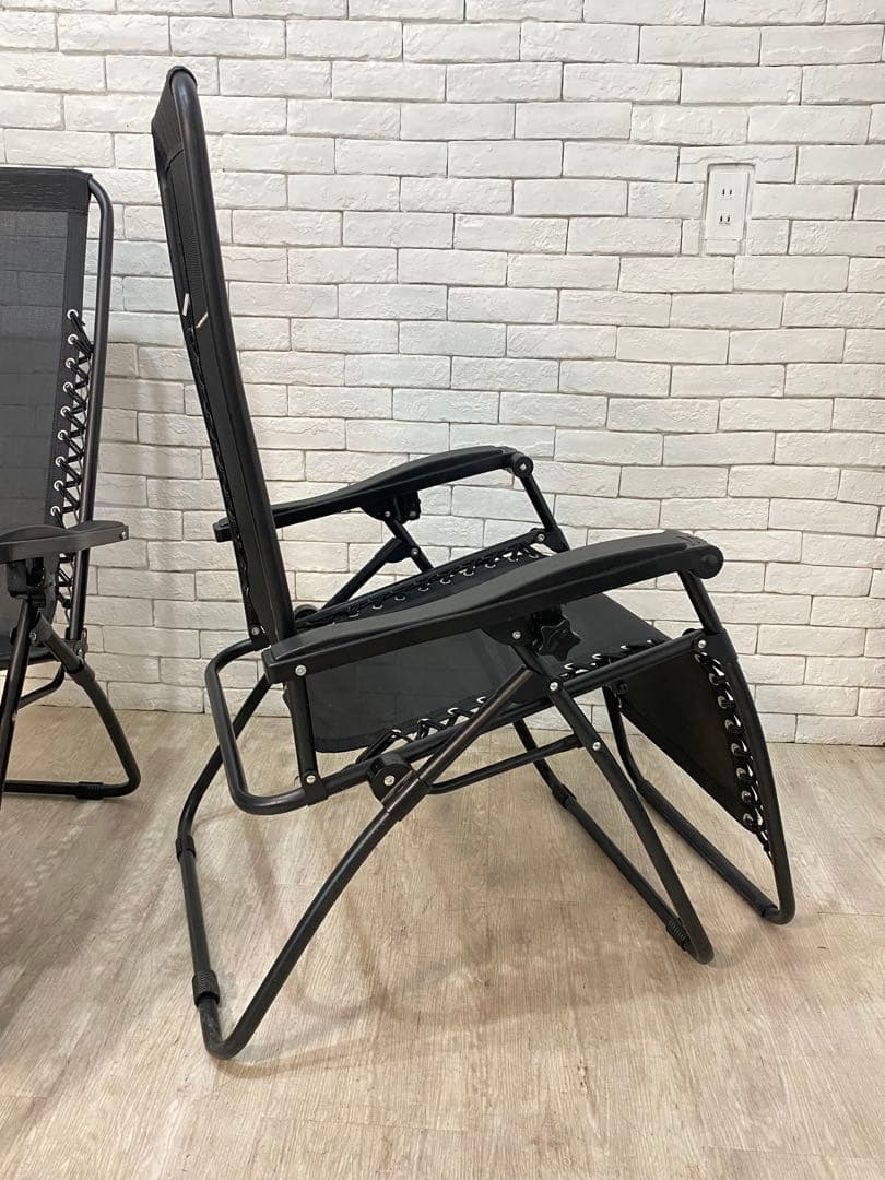 【BLACK550】定価22万　テラス　チェア　デッキ　アウトドア　椅子