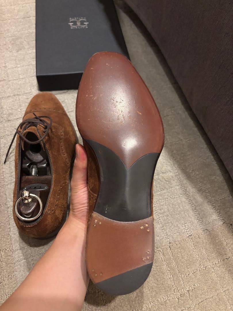 Gaziano Girling Buccleuch ポロスエード 6E