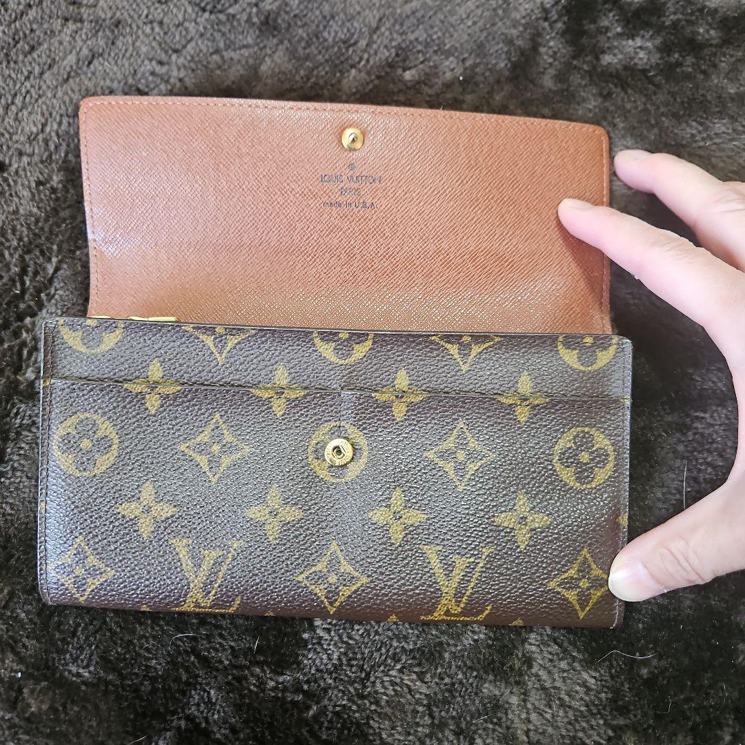 LOUIS VUITTON モノグラム 二つ長財布 カードポケット2枚