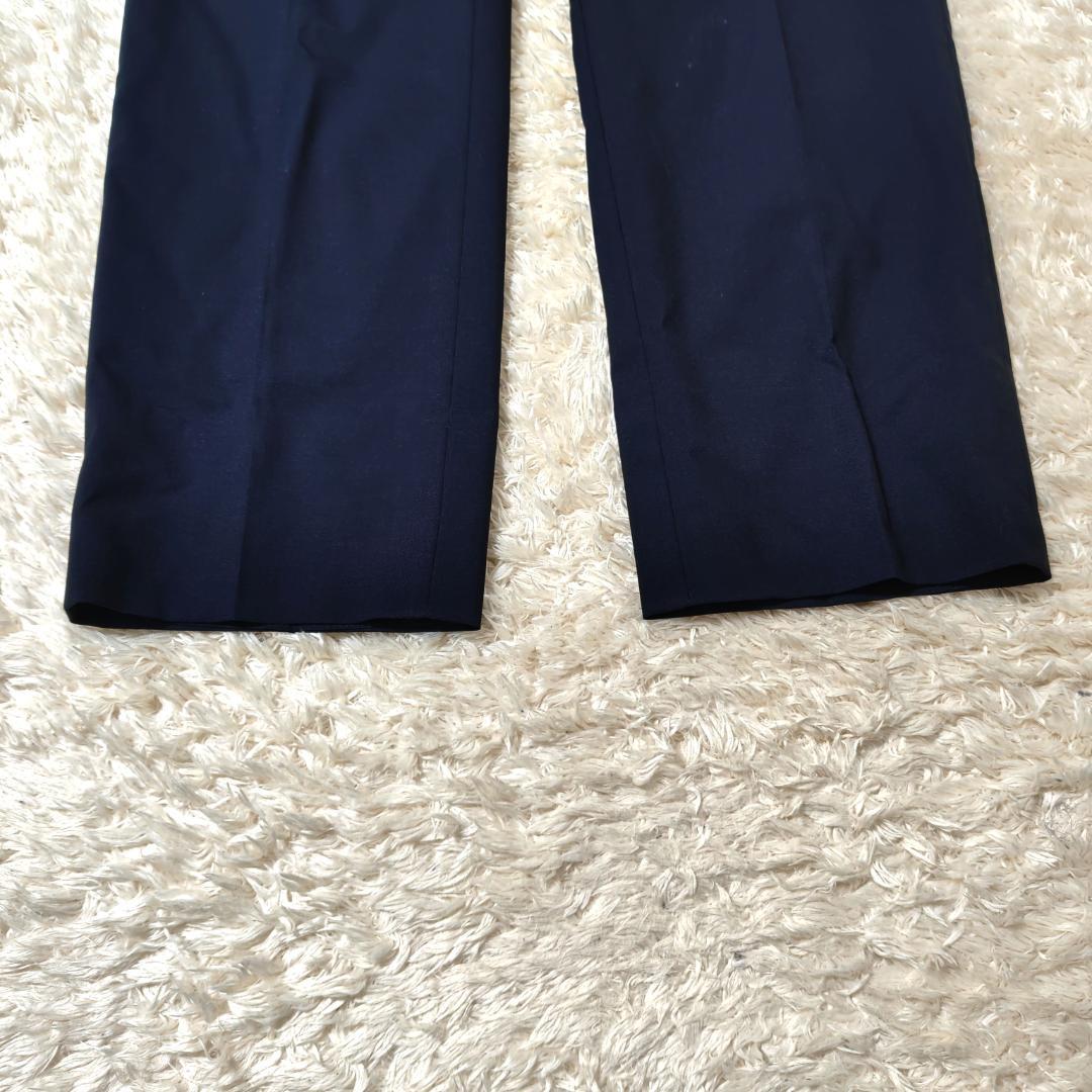 グリーンレーベルリラクシング×レダ セットアップ 48 ネイビー イタリア製生地