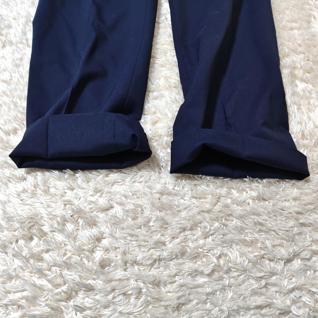 グリーンレーベルリラクシング×レダ セットアップ 48 ネイビー イタリア製生地