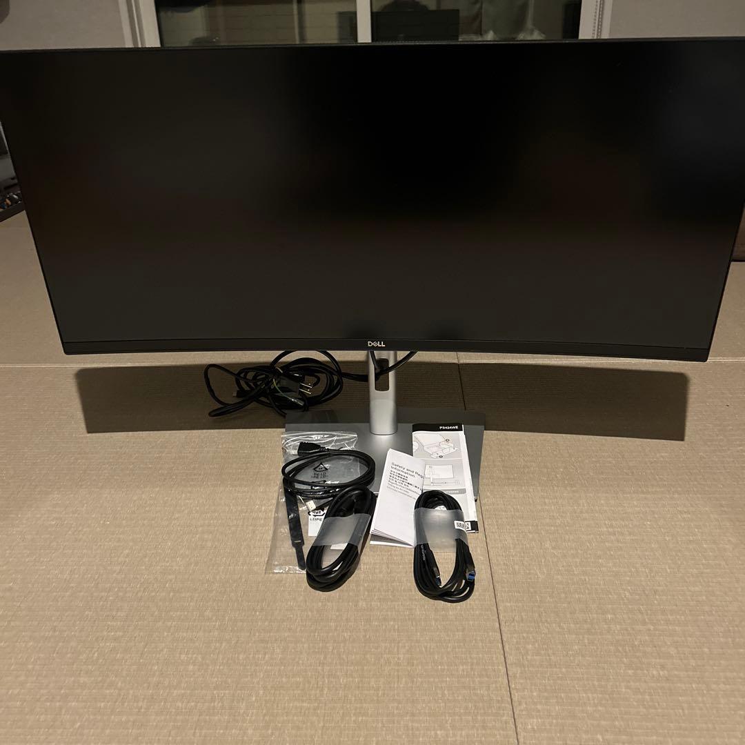 Dell P3424WE 34インチモニター 本体