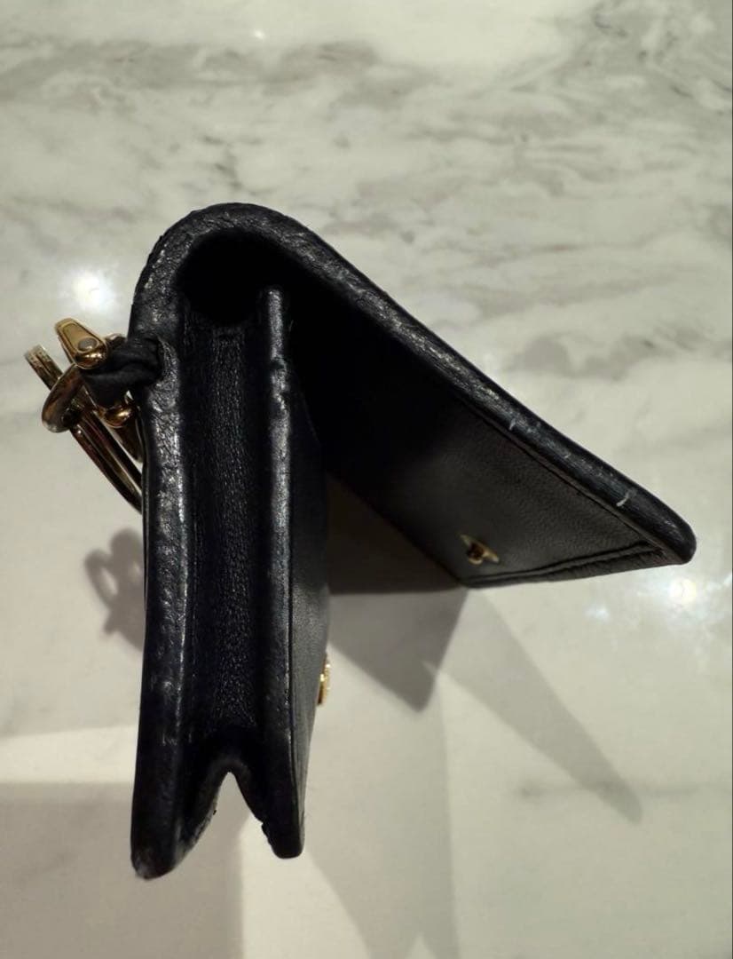 MIU MIU ブラック 名刺入れ キルティング