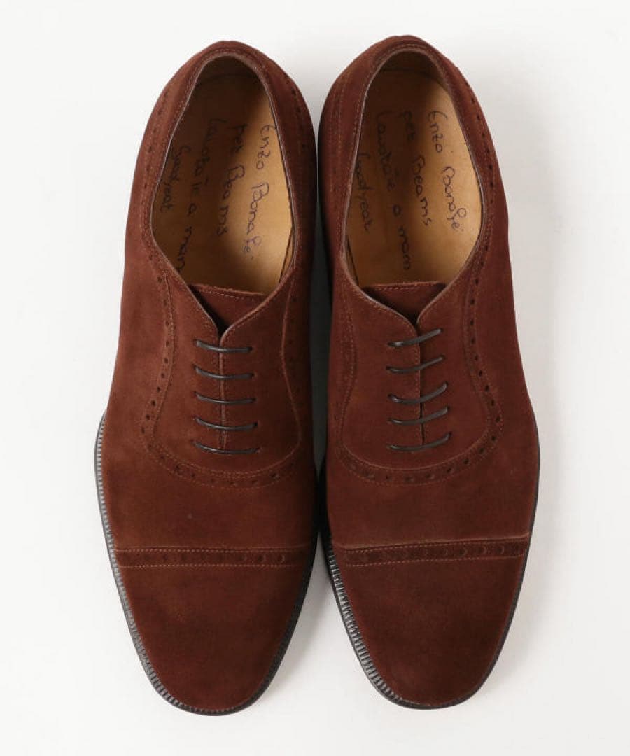 [着用１回] Enzo Bonafe 別注 BRONZINO クォーターブローグ