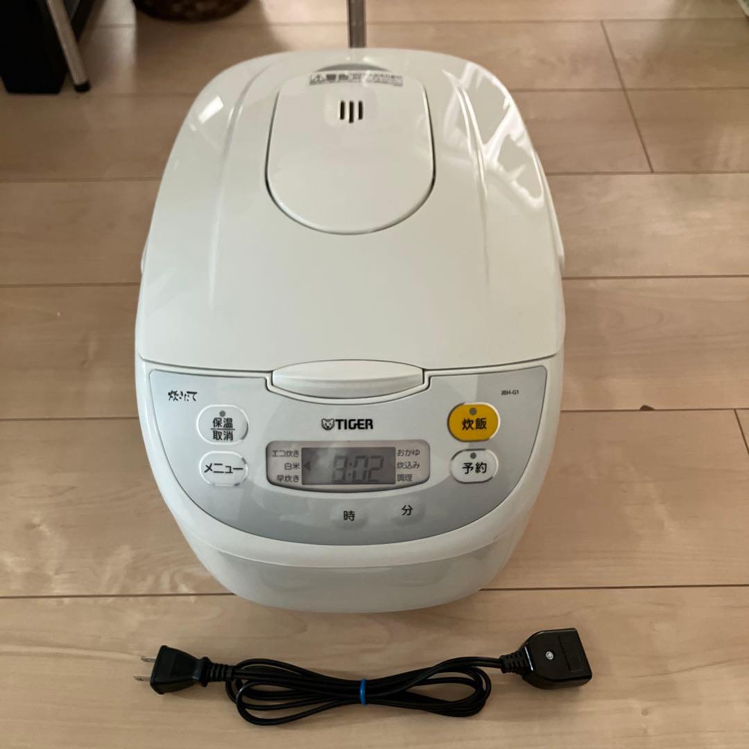 TIGER 炊飯器 JBH-G1 ホワイト