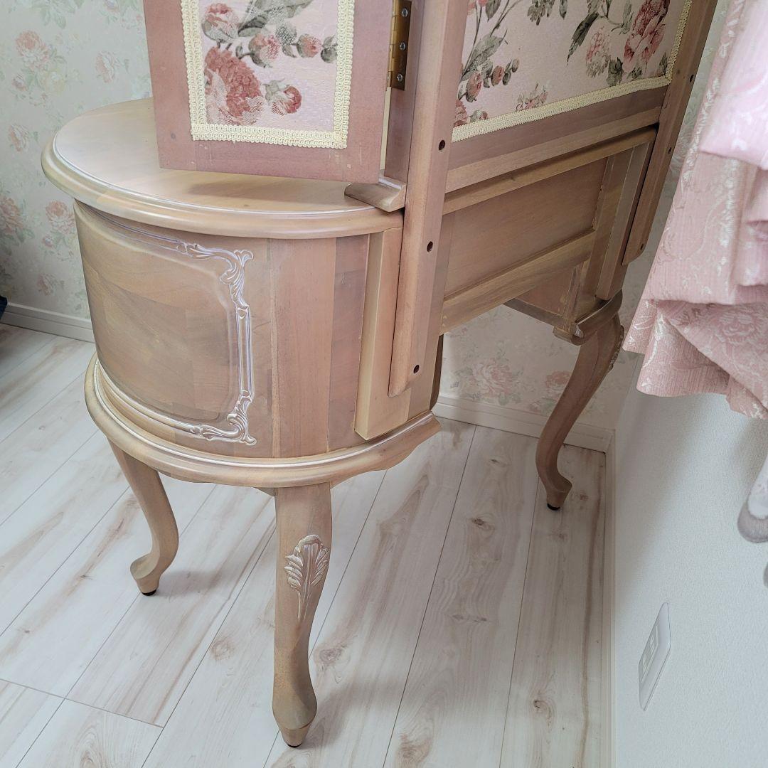 ウエストハウスギャラリー　ねこ脚　ドレッサー　スツール　ロココ調