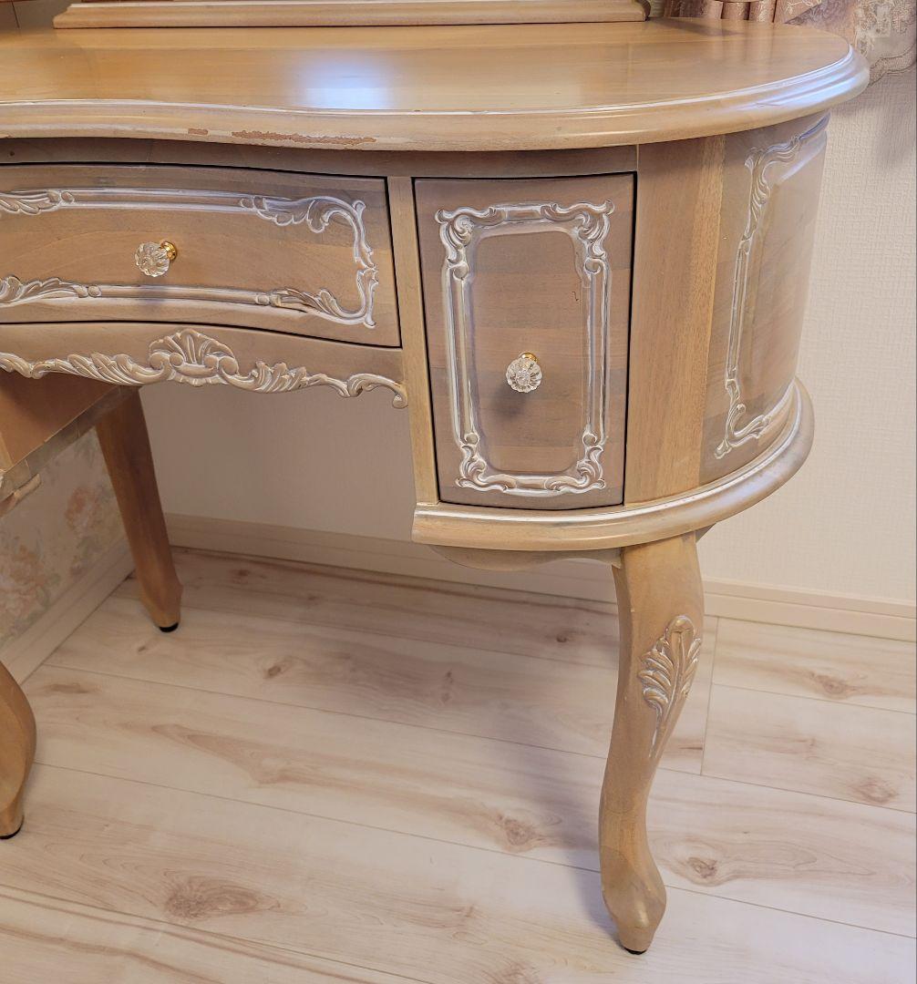 ウエストハウスギャラリー　ねこ脚　ドレッサー　スツール　ロココ調