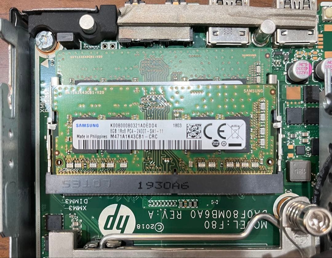 HP ProDesk 400 G4 キーボード・マウスセット(ミニパソコン)