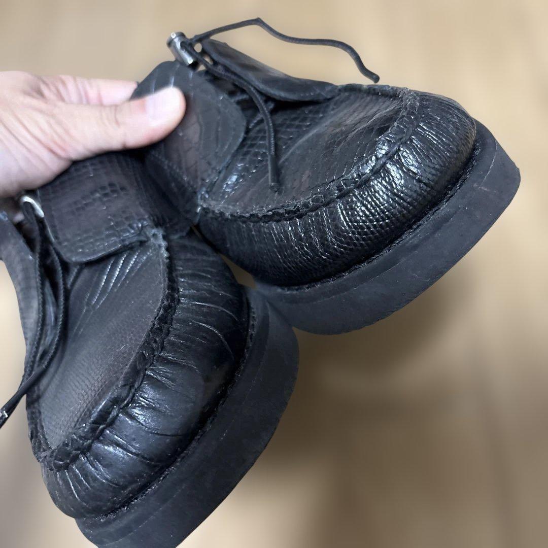 エンジニアードガーメンツ×セバゴ　シューズ　ブラック