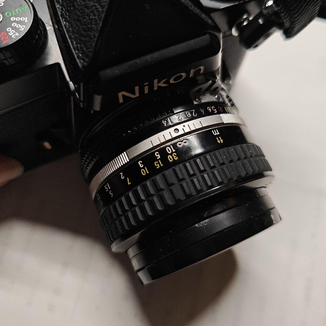 Nikon FE 一眼レフカメラ レンズ データバック ケース付き