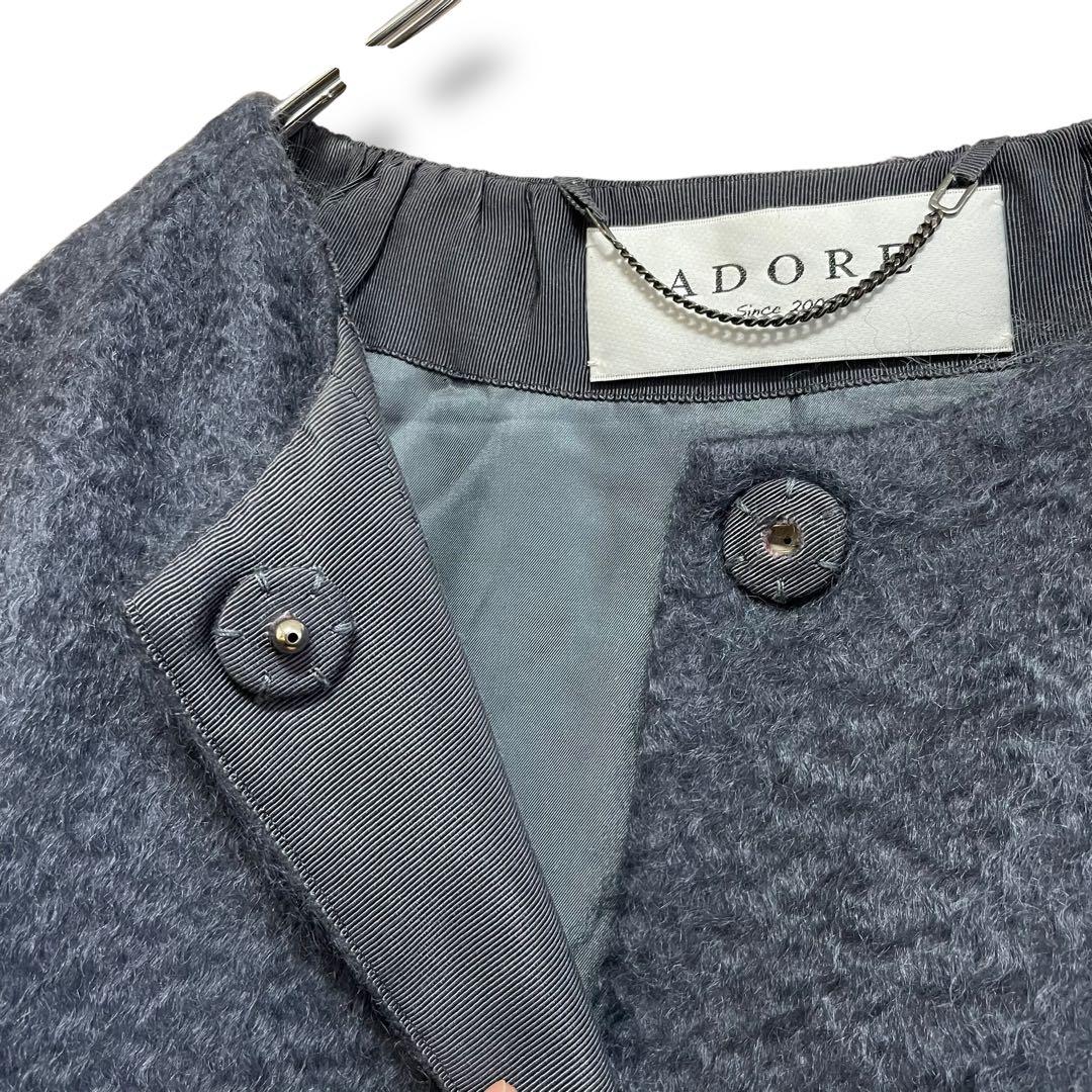 希少&極美品✨定価12万円 ADORE ミンクファージャケット セレモニー 38