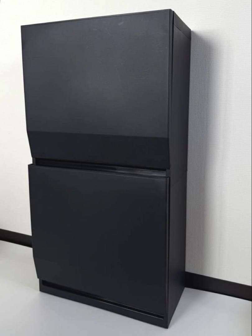 【ラッコちゃん】SOLOW 分別ストッカー ゴミ箱 薄型 2段 45L