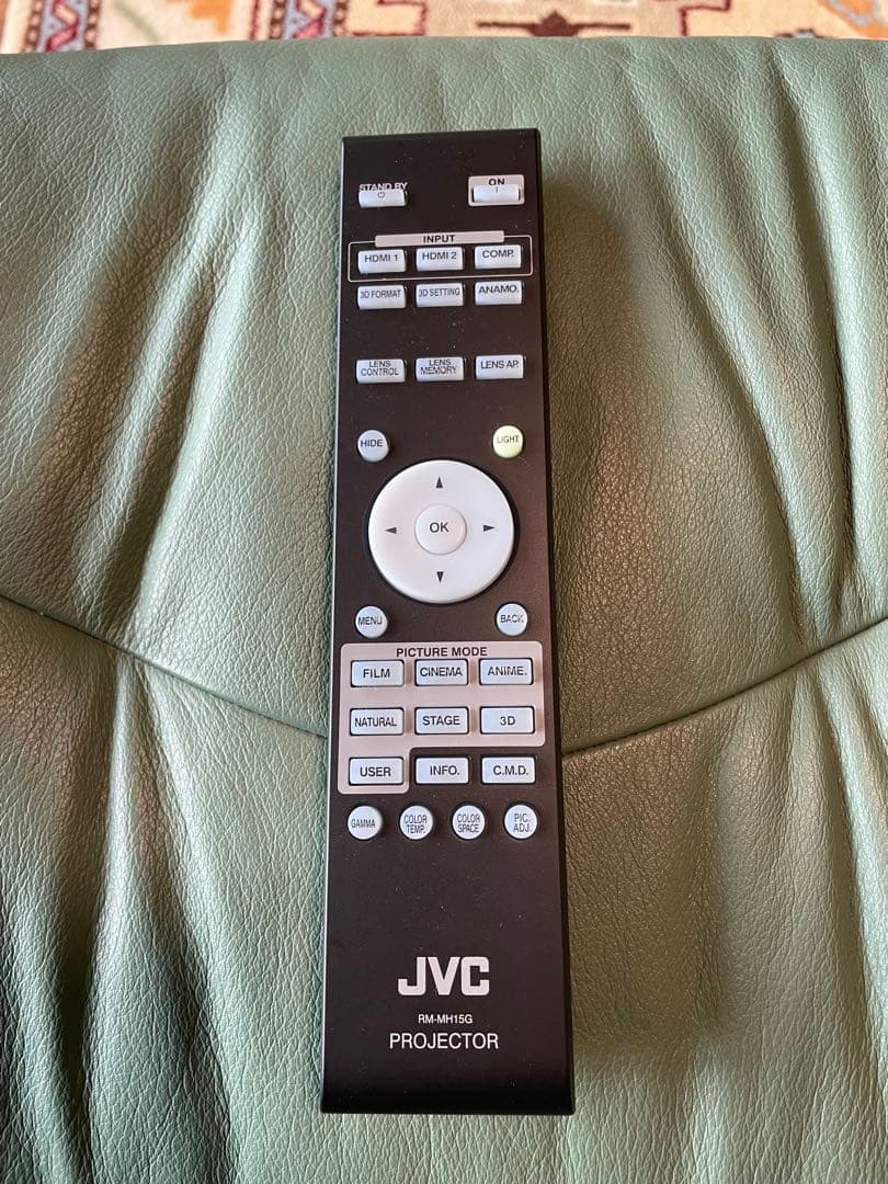 JVC DLA-X30B 純正ランプ交換後約80時間、リモコン、レンズキャップ付