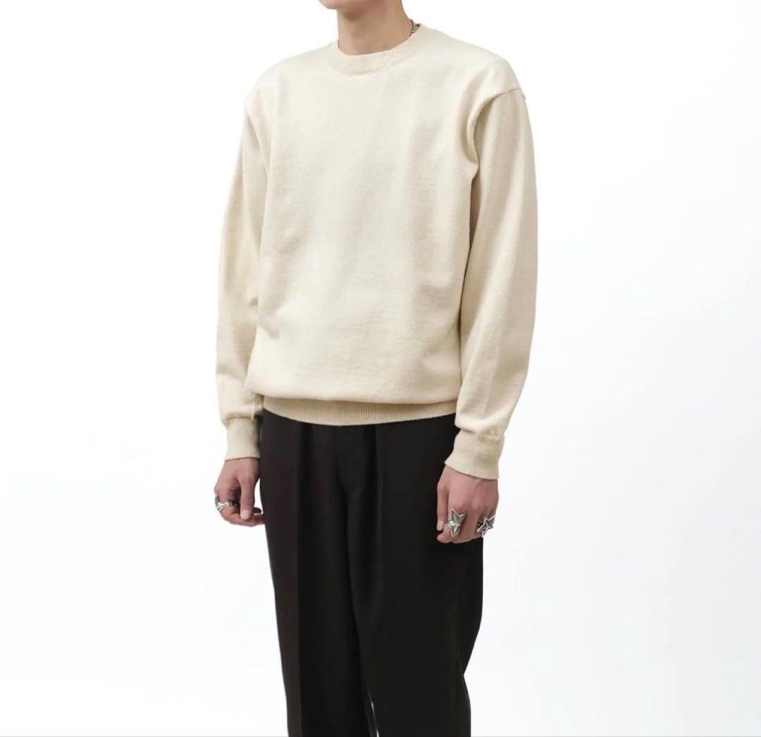 y*y様 yonetomi RIGID CASHMERE KNIT P/O 新品