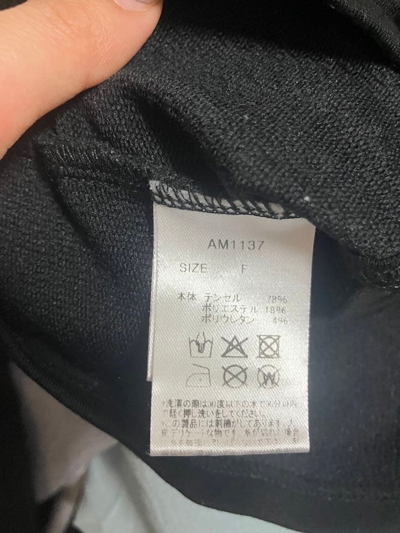 ANDMARY Mary logo tops ブラック black