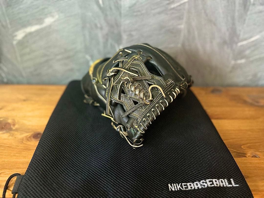 希少品NIKE ナイキ 硬式 内野手用グラブ キップレザー
