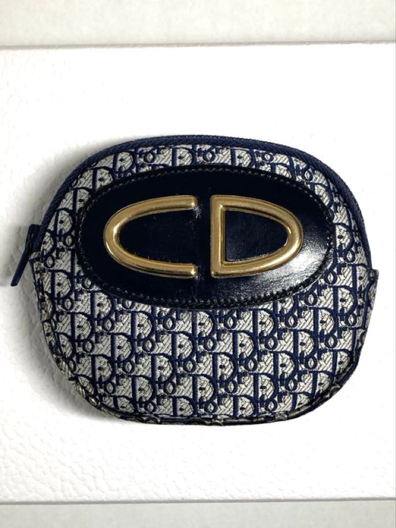 美品　クリスチャンディオール　ヴィンテージ　トロッター　ケース　ミニポーチ