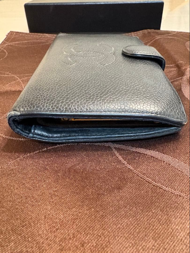 CHANEL キャビアスキン　長財布　キーケース　2点セット