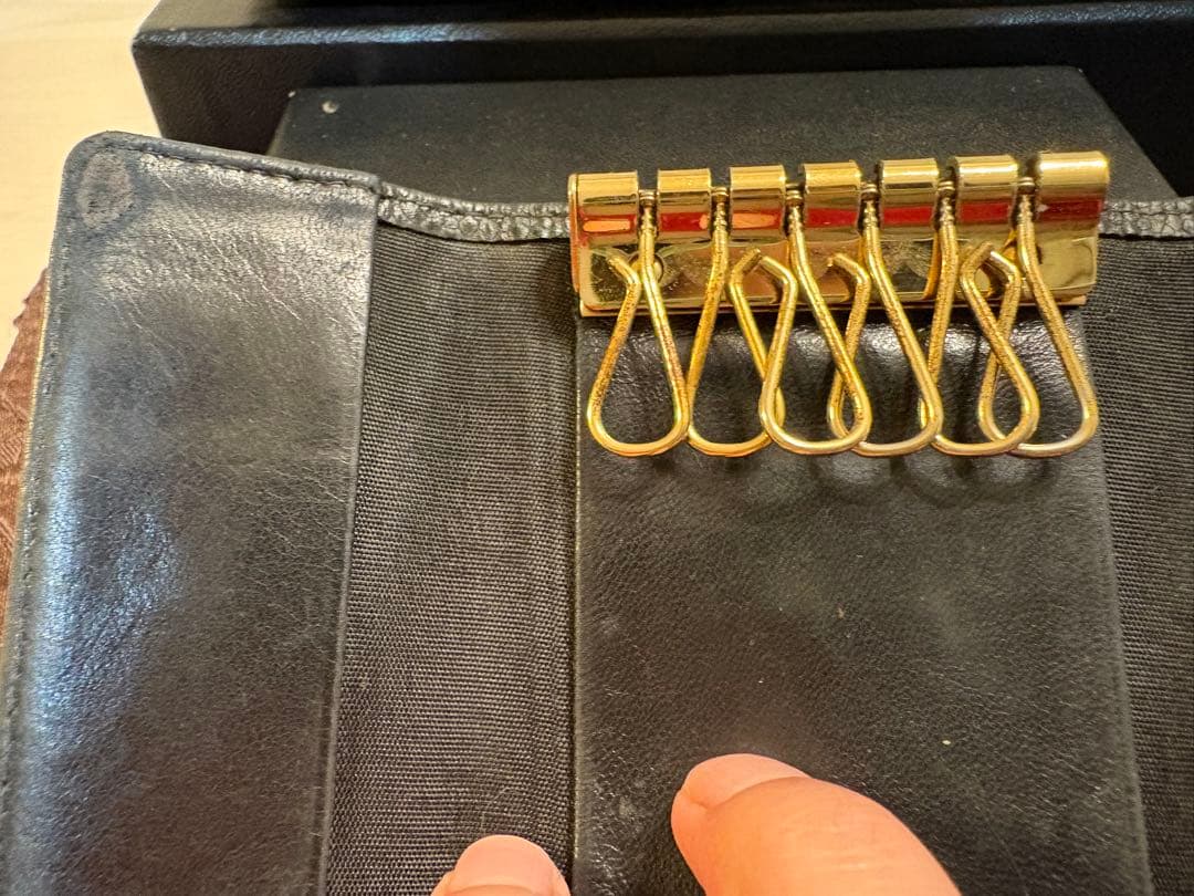 CHANEL キャビアスキン　長財布　キーケース　2点セット