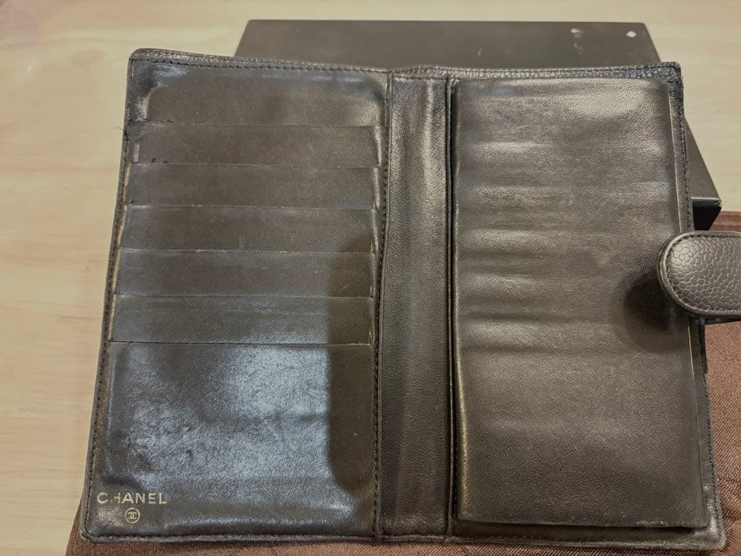 CHANEL キャビアスキン　長財布　キーケース　2点セット