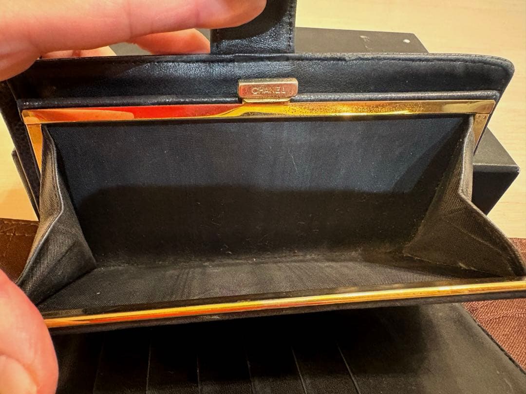 CHANEL キャビアスキン　長財布　キーケース　2点セット