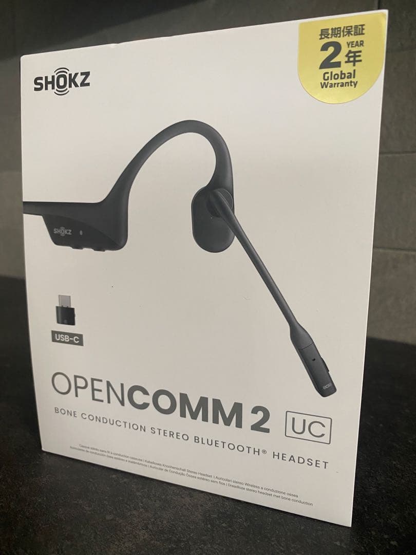 新品　SHOKZ OPENCOMM2 UC USB-Cブラック