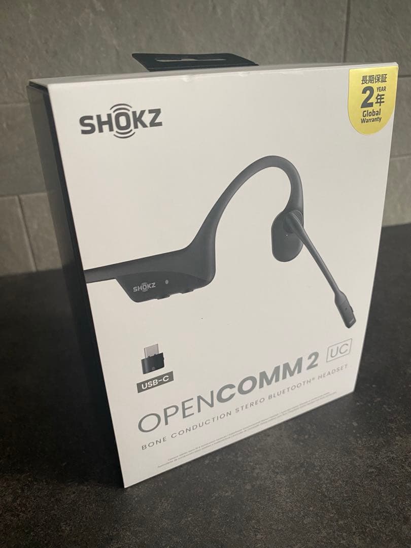新品　SHOKZ OPENCOMM2 UC USB-Cブラック