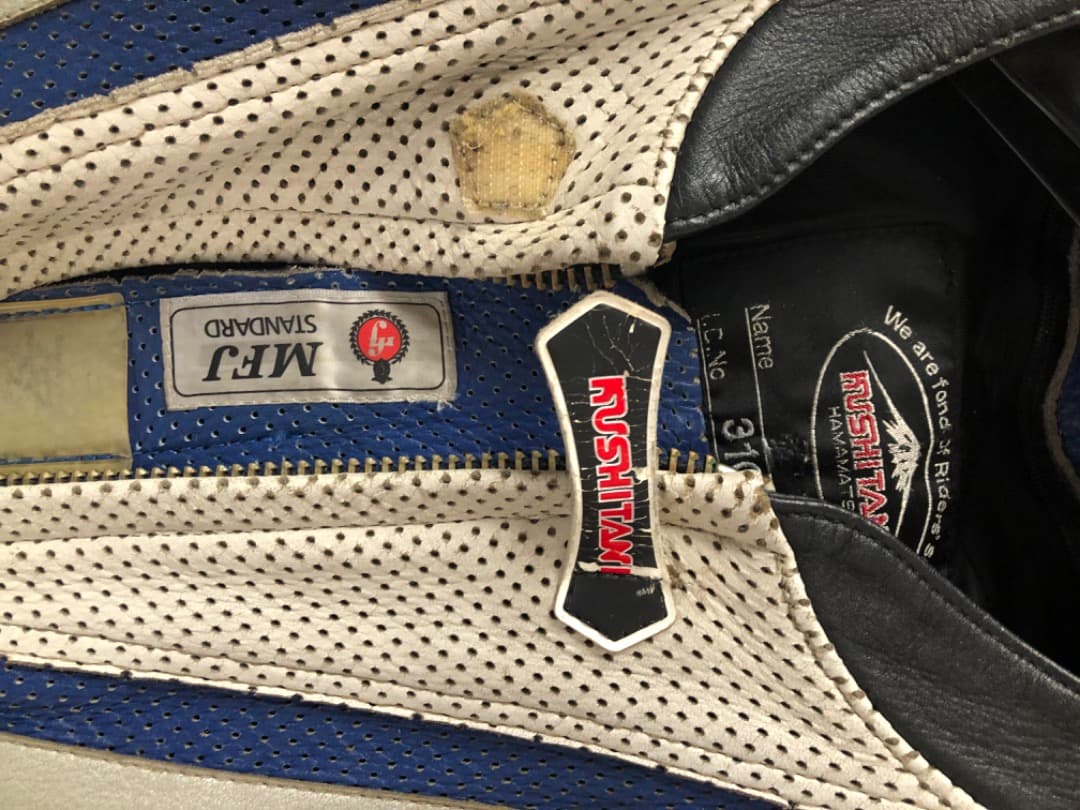 KUSHITANI 革ツナギ、レザースーツＬ丈ＬＬ幅