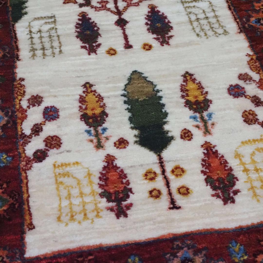 ゾランヴァリ　ギャッベ（ロングサイズ）・ルリバフ