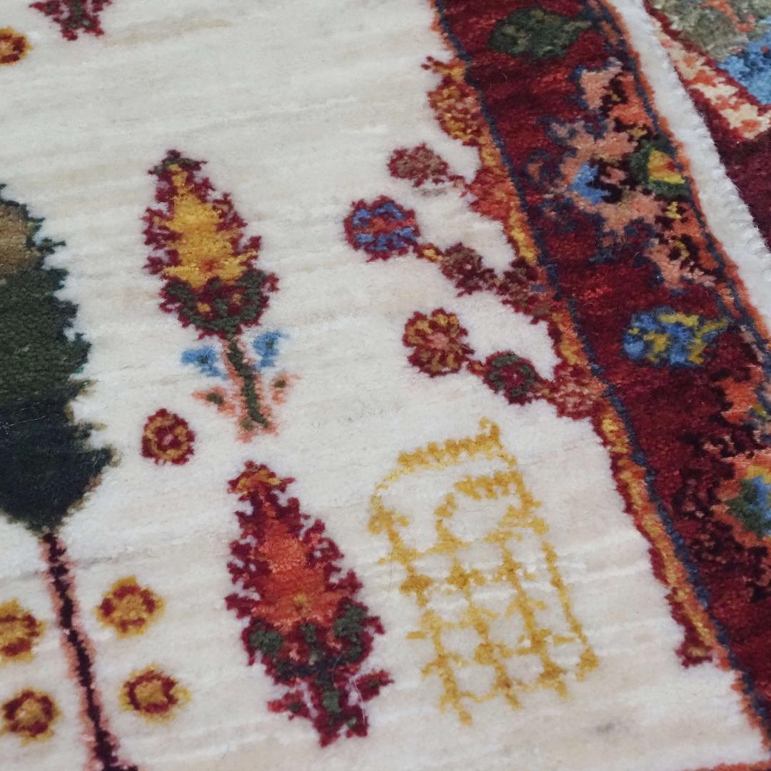 ゾランヴァリ　ギャッベ（ロングサイズ）・ルリバフ