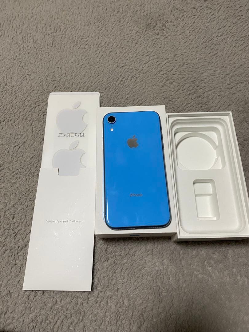 iPhone XR 128GB ブルー SIMフリー ジャンク